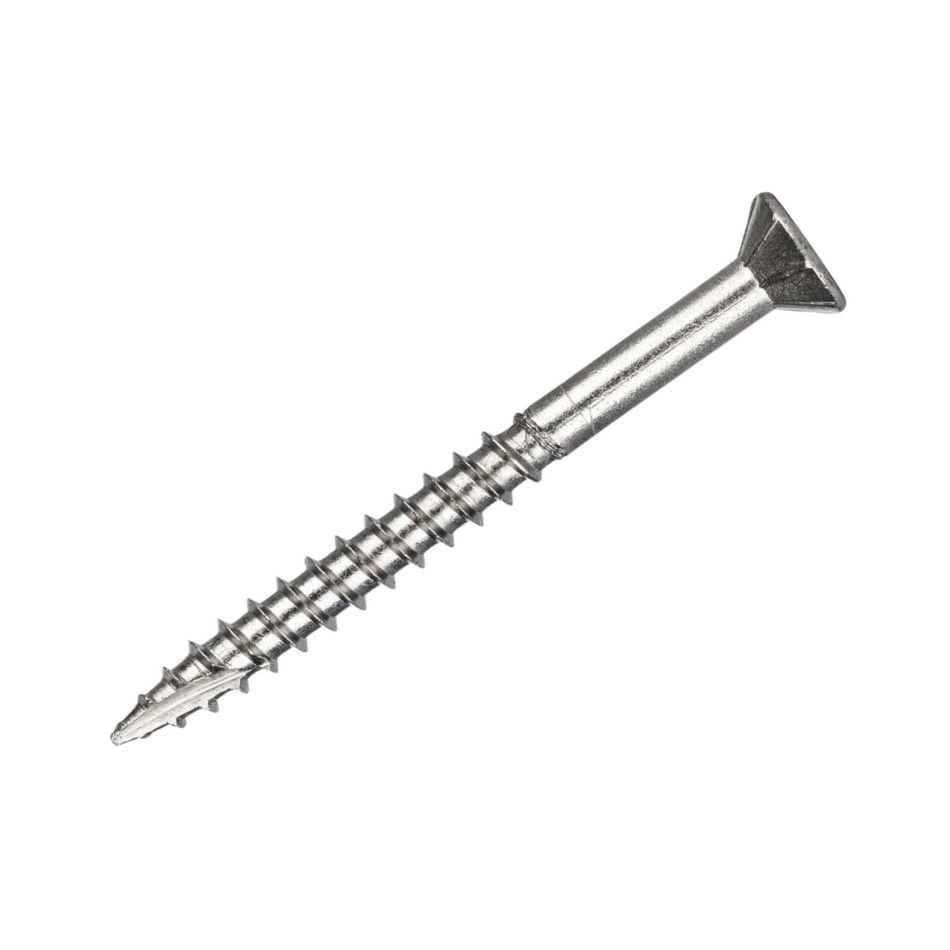 12g x 75mm Decking Screw - Square Drive - 304 Stainless (Pack Of 500)