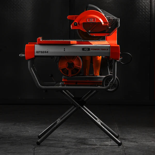 iQ Power Tools iQTS244 254mm Dry-Cut Table Saw with Blade & Stand