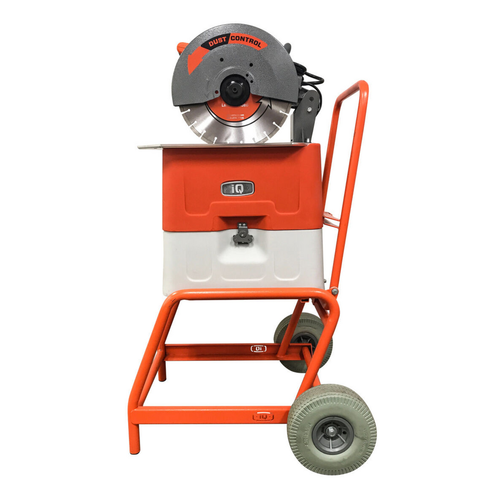 IQ Power Tools iQ360XT Dry-Cut Masonry Saw Kit - Blade, Smart Cart & Roller Table
