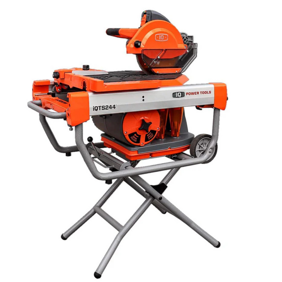 iQ Power Tools iQTS244 254mm Dry-Cut Table Saw with Blade & Stand
