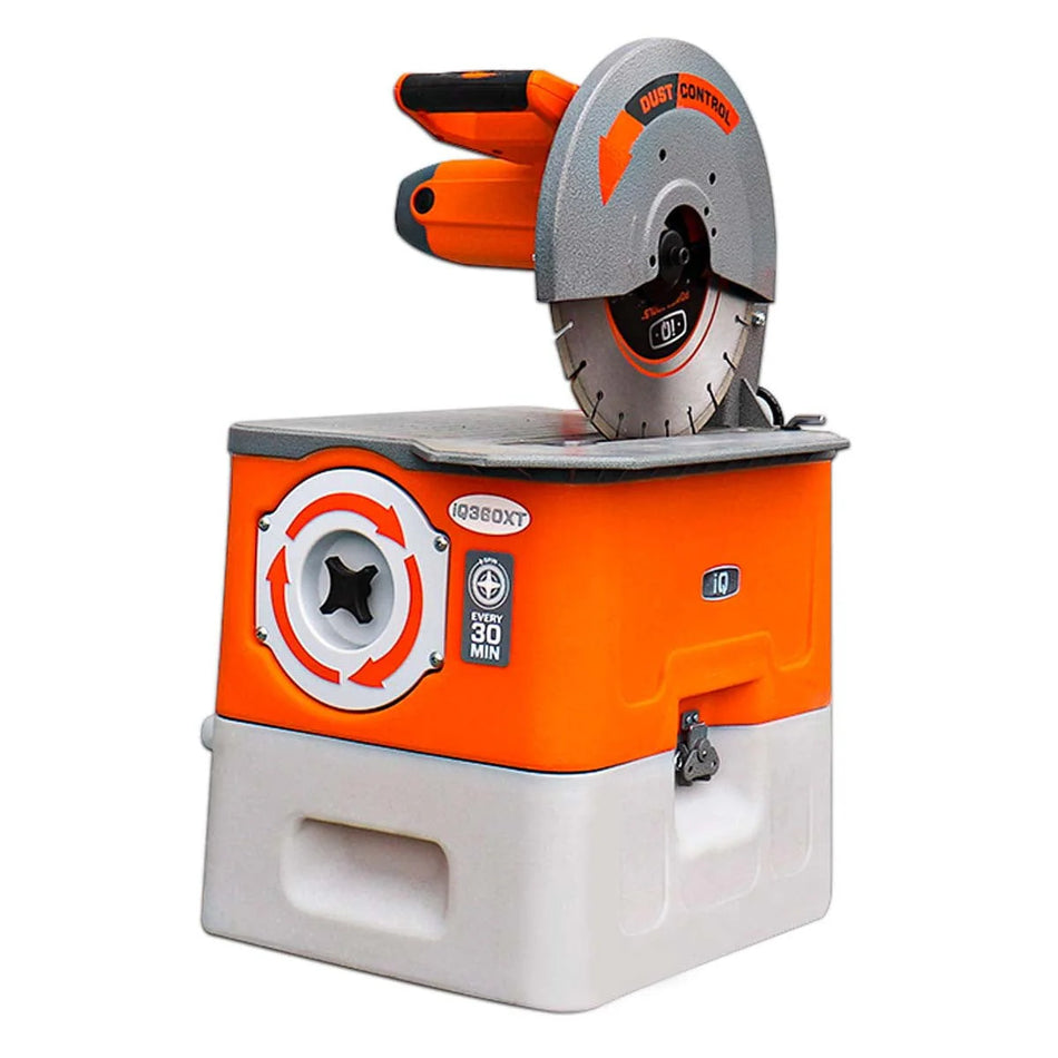 IQ Power Tools iQ360XT Dry-Cut Masonry Saw Kit - Blade, Smart Cart & Roller Table
